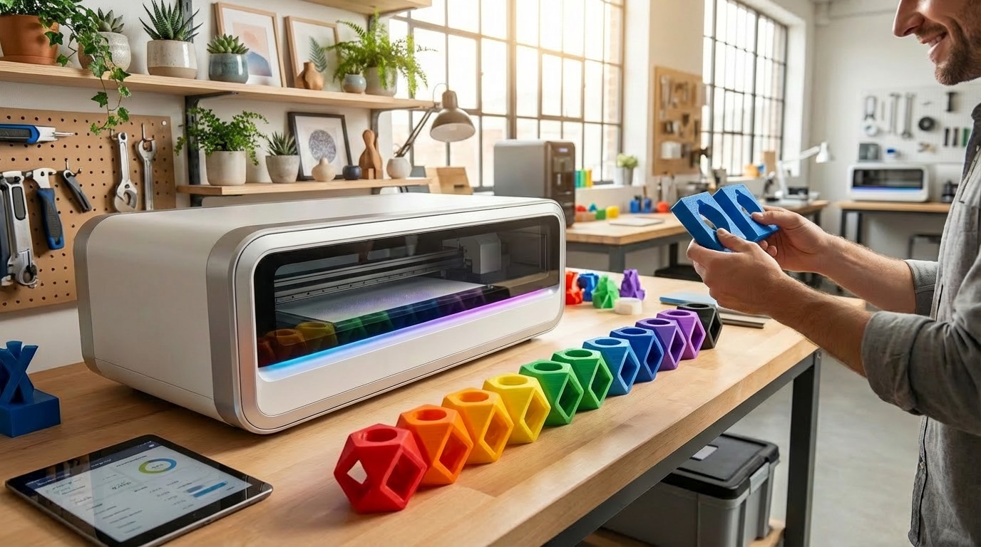 Consistent color 3D printing workflow with production samples